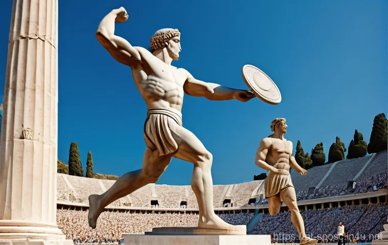 체육의 역사 - **Primitive Survival: The Hunter's Journey**
    A dynamic, realistic image capturing an early human...